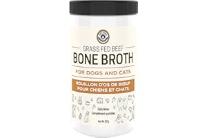 8oz Beef Bone Broth Powder for Dogs and Cats – Premium Grass-Fed Beef Broth Topper for Picky Eaters –Supports Joints and Gut 