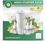Air Wick Summer Delight Plug In Diffuser Bundle 1 Device 3 Refills 19ml