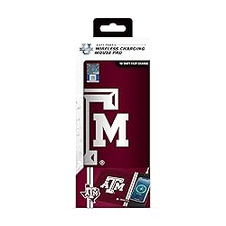SOAR NCAA Wireless Charging Mouse Pad, Texas A&M