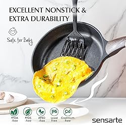 SENSARTE Pots and Pans Set Nonstick, 20 Pcs