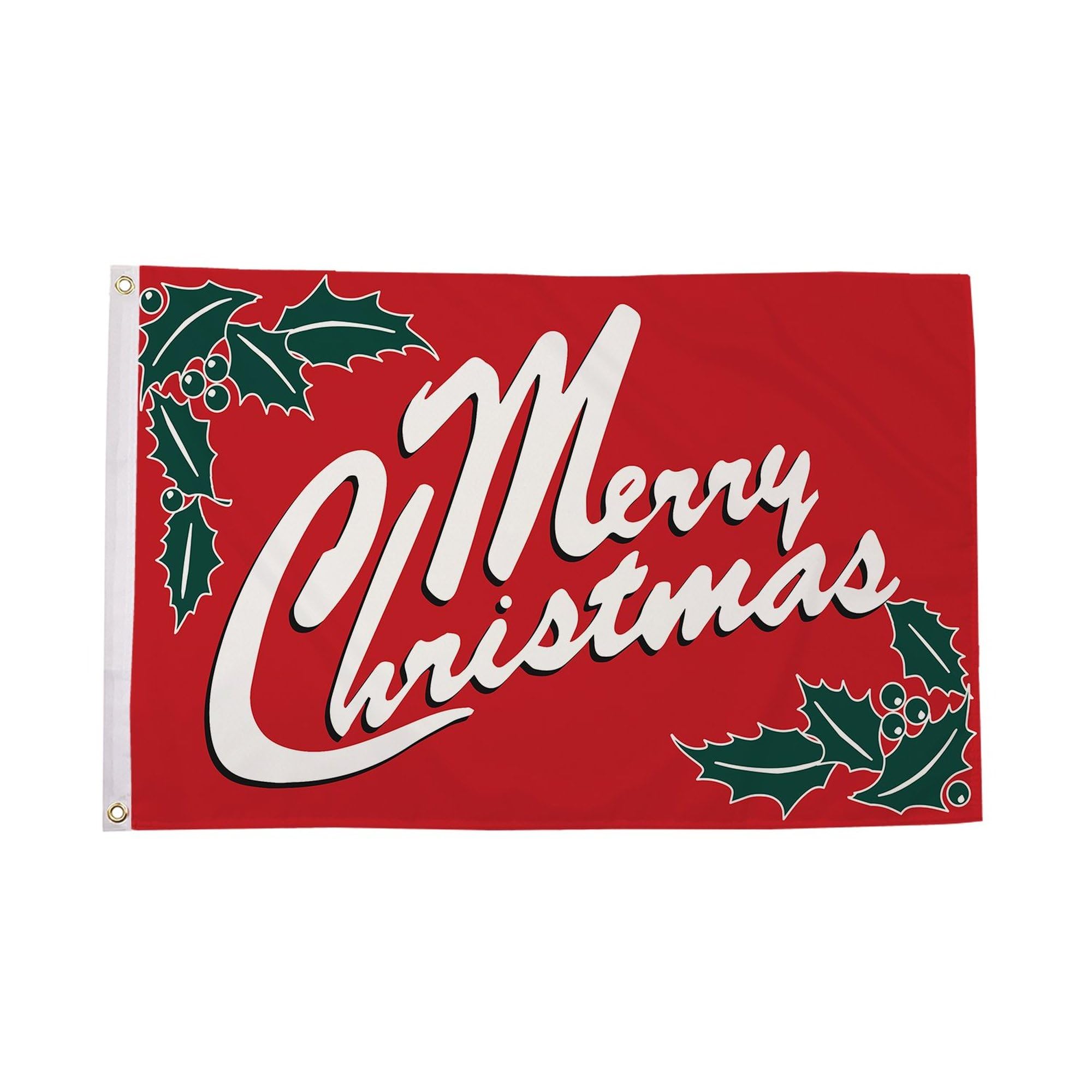 Flagtex Christmas Flag Merry Christmas Red 5ft x 3ft (150cm x 90cm) - Traditional Christmas Decorations for Garden Outdoor Indoor, Classic Holiday Banner in Festive Red Theme — image 1