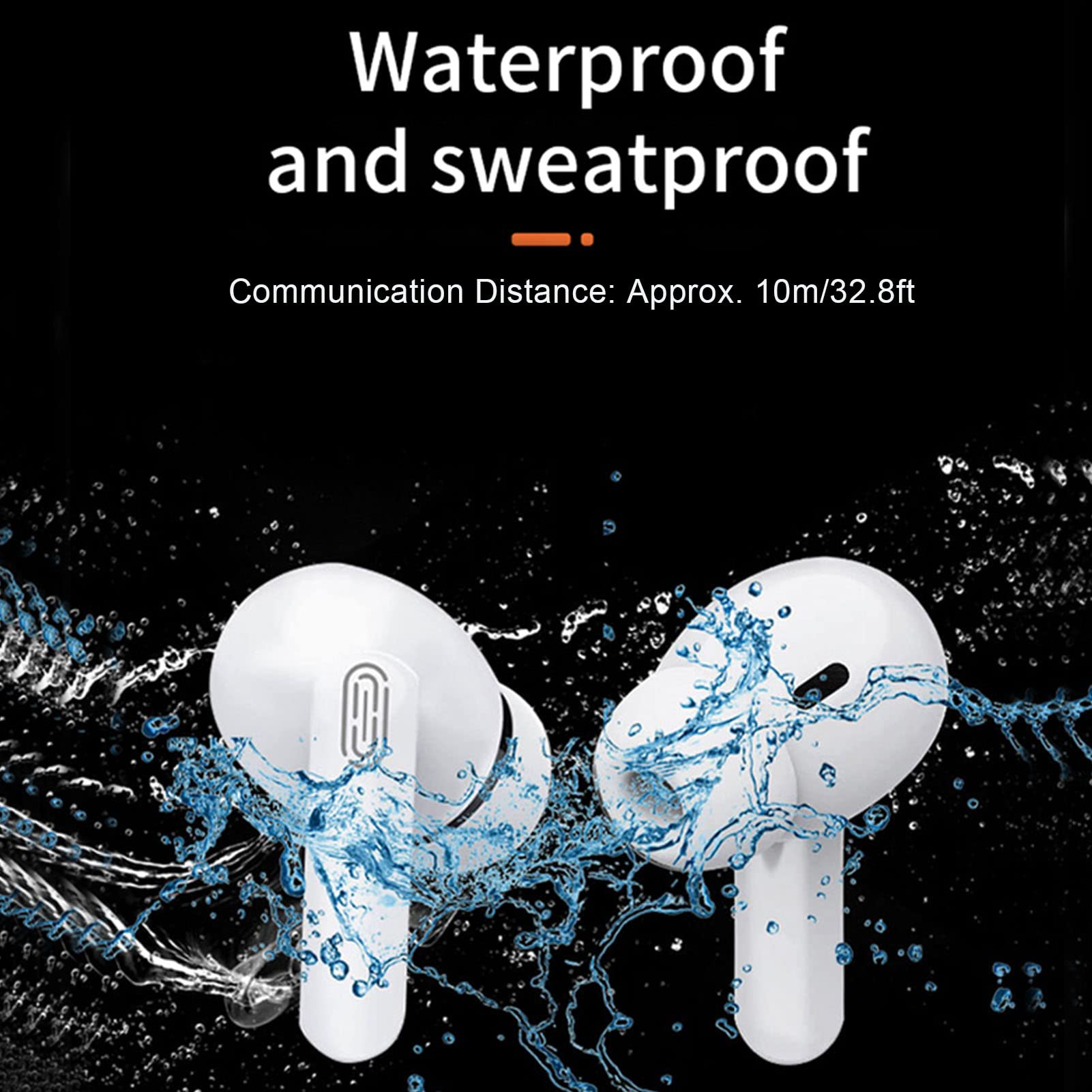 Zunate Y113 Earbuds Language Translator, Supports 114 Languages 3 Translation Modes, Voice Language Translator with Bluetooth, for Business Travelling(White)
