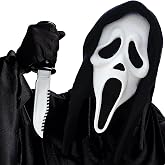 M-YOUNG Halloween Mask Horror Full Face Mask for Adults | Natural Latex, Scary Skull, Scary Horror Movie Costume Accessory, Cosplay, Halloween Party