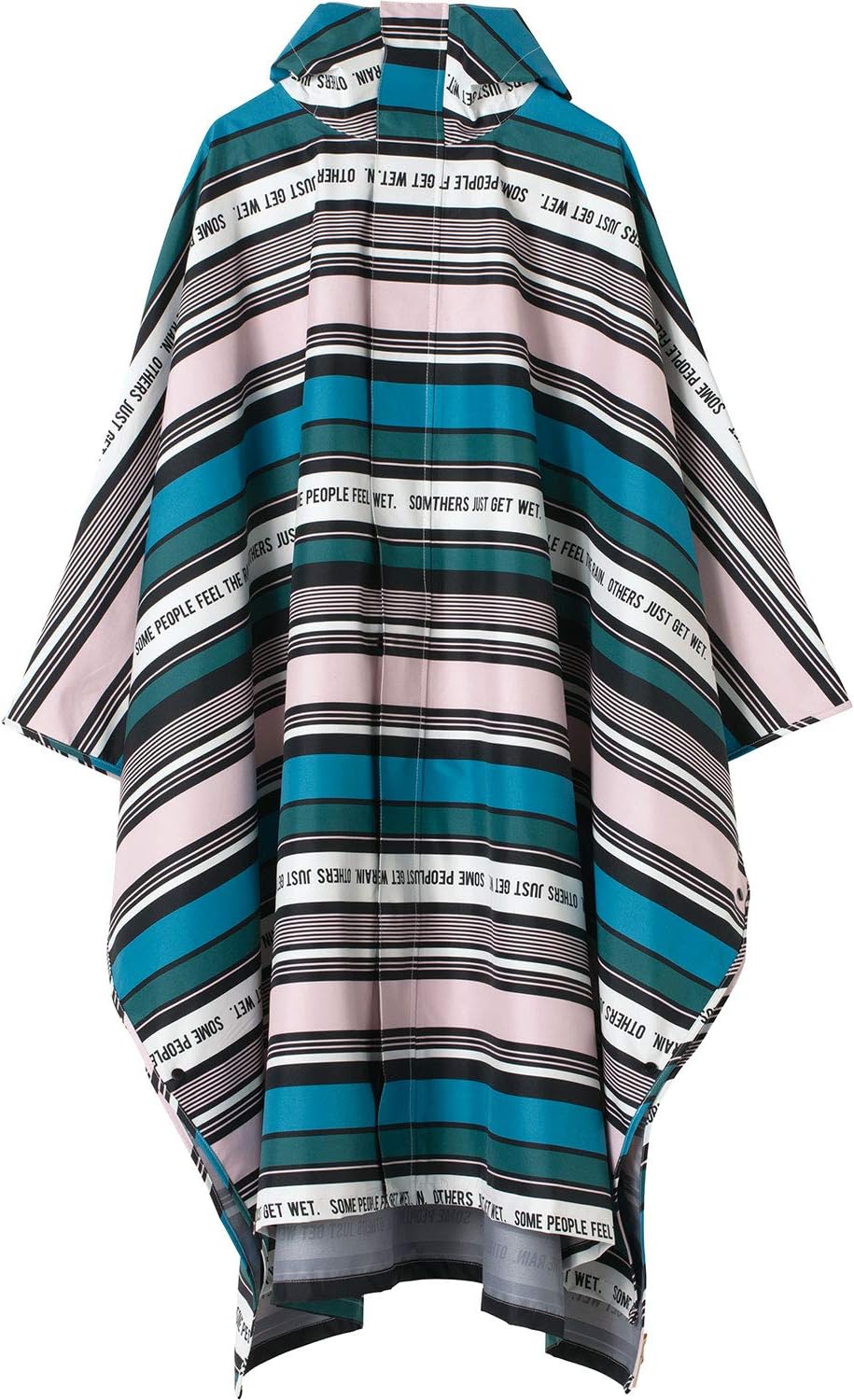 Amazon Co Jp ワールドパーティー Wpc キウ Kiu レインポンチョ マルチボーダー ピンク Cm Kiu Rain Poncho Mighty K104 155 ホーム キッチン