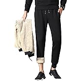 Lentta Men's Fleece Lined Sweatpants Athletic Winter Warm Sherpa Jogger Track Pants