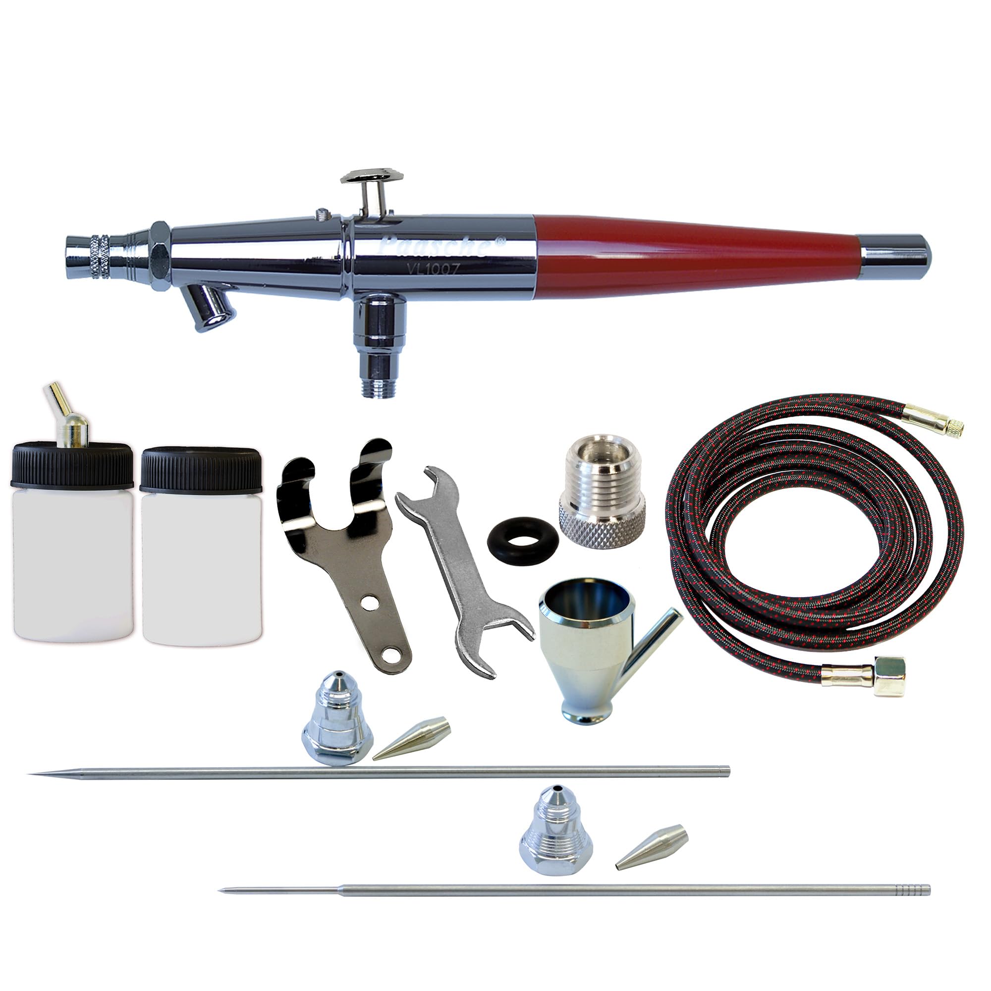 Paasche Airbrush Double Action Siphon Airbrush Set, Multi-Colour