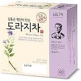 Ssanggye Bellflower Tea 0.7g x 40 Tea Bags, Premium Korean Herbal Tea Caffeine Free Dried Roasted Herb Refreshing 4 Seasons Sweet Daily Drink Tea