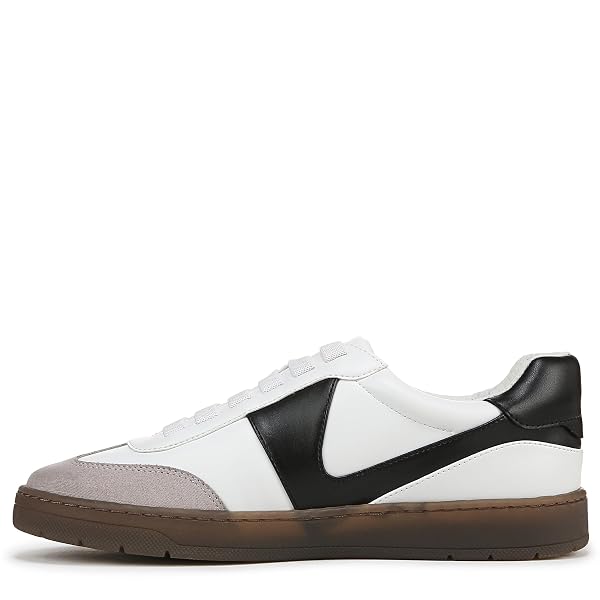 FRANCO SARTO WOMENS PONTI SNEAKER WHITE BLACK 8 M