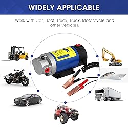 Vevitts Engine Oil Pump, Portable Electric