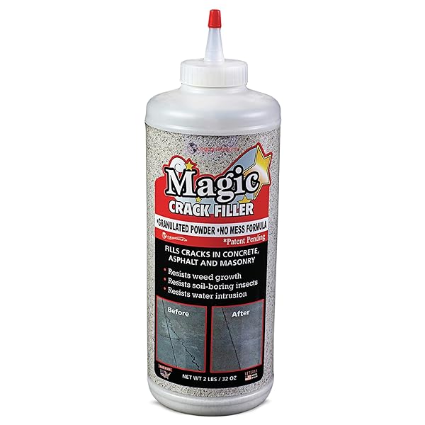 MAGIC CRACK FILLER 2.5LB CONCRETE SLAB GRAY, FOR...