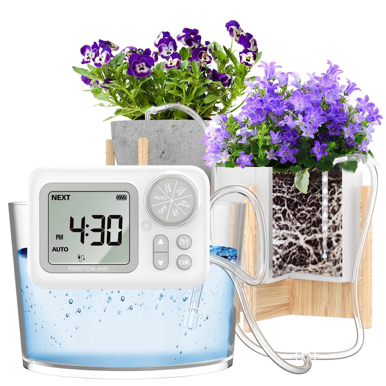 Mua Automatic Drip Irrigation Kit, 15 Potted Indoor Houseplants Support ...