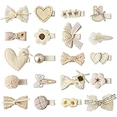 20 PCS Toddler Hair Clips 2.4 Inch Baby Girl Hair Bows Fully Covered Barrettes Infant Hair Accessories for Babies and Kids