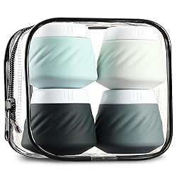 Gemice Travel Containers for Toiletries, Silicone