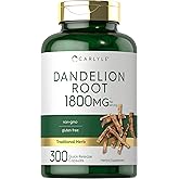 Carlyle Dandelion Root Extract | 300 Capsules | Herb Supplement | Taraxacum Officinale | Non-GMO and Gluten Free