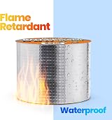 TAPEBEAR 50mm x 10m Butyl Tape Waterproof Sealant Tape Silver view 3