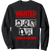 The Boys Anti-Supe Wanted Poster Superhero TV Show Sweatshirt
