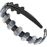 Camila Paris MP854 French Headband for Women, Strong Hold Grip Women's Hair Band, Very Flexible, No Slip and Durable Styling Girls Hair Accessories, Made in France with Cellulose