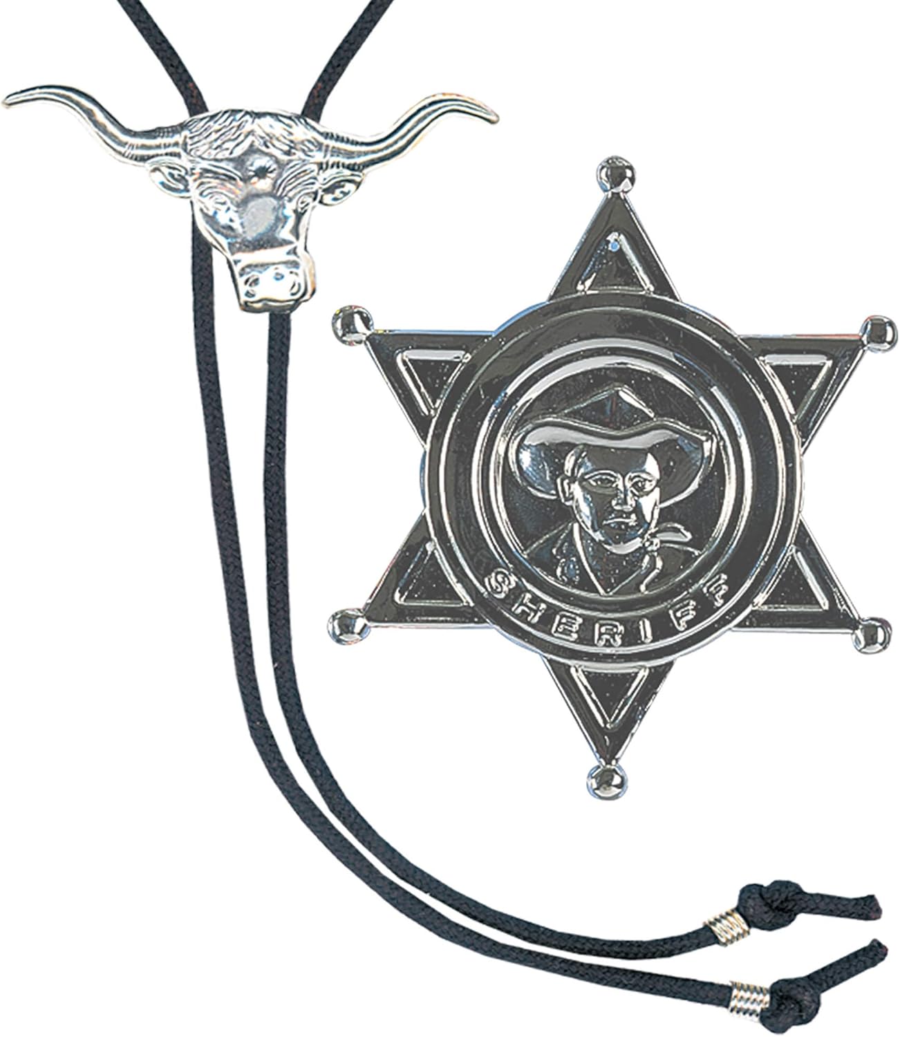 Cowboy Set Badge And Lace Accessory for Fancy Dress