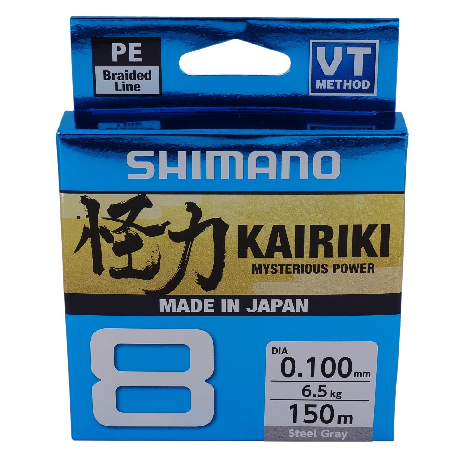 Line Kairiki 8 150 m 0.28 mm 29 kg Steel Grey