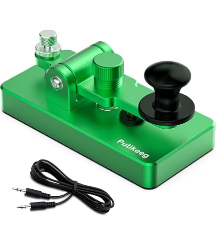 Amazon.com : MFJ-564 Iambic Paddles for Morse Code, Chrome
