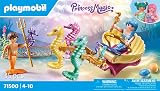 Playmobil Mermaid with Seahorse Carriage 35 pcs 2 figures 7 seahorses view 3