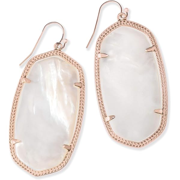 Orecchini Kendra Scott Elle Filigree Tono Argento - Nuovi Senza Etichette