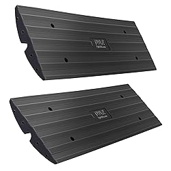 Pyle Car Vehicle Curbside Driveway Ramp - 4ft Heavy