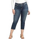Jag Jeans Women's Plus Size Maya Mid Rise Capri-Legacy