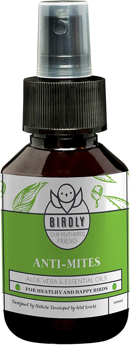 Birdly Bird Mite Spray Bird Mite Treatment for Budgie Cage & Parrot