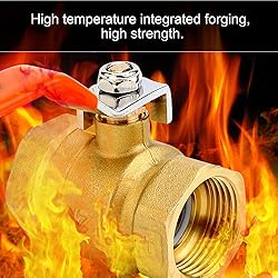 Aopin Ball Valve Brass G 1/4" Male x 10mm