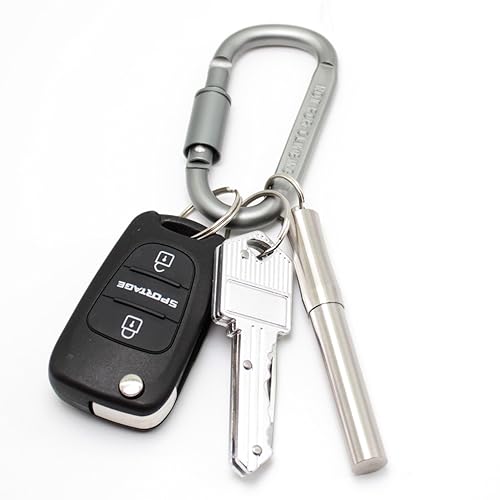 PPFISH Pocket Toothpick Holder keychain Waterproof Metal - Main Image