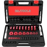 BILITOOLS Bearing Press Kit, 43 Piece Bearing Race and Seal Driver Set, Seal Driver Installer Set for Bearing Installation