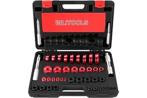 BILITOOLS Bearing Press Kit, 43 Piece Bearing Race and Seal Driver Set, Seal Driver Installer Set for Bearing Installation