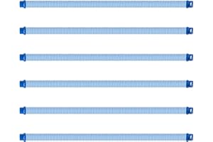 EELLAO Nelxvoe 6Pack Pool Vacuum Hose for Zodiac Mx6, Mx8, X7, T3, T5 Twist Lock Swimming Pool Cleaner Replacement Hoses, 1Meter x 6pcs