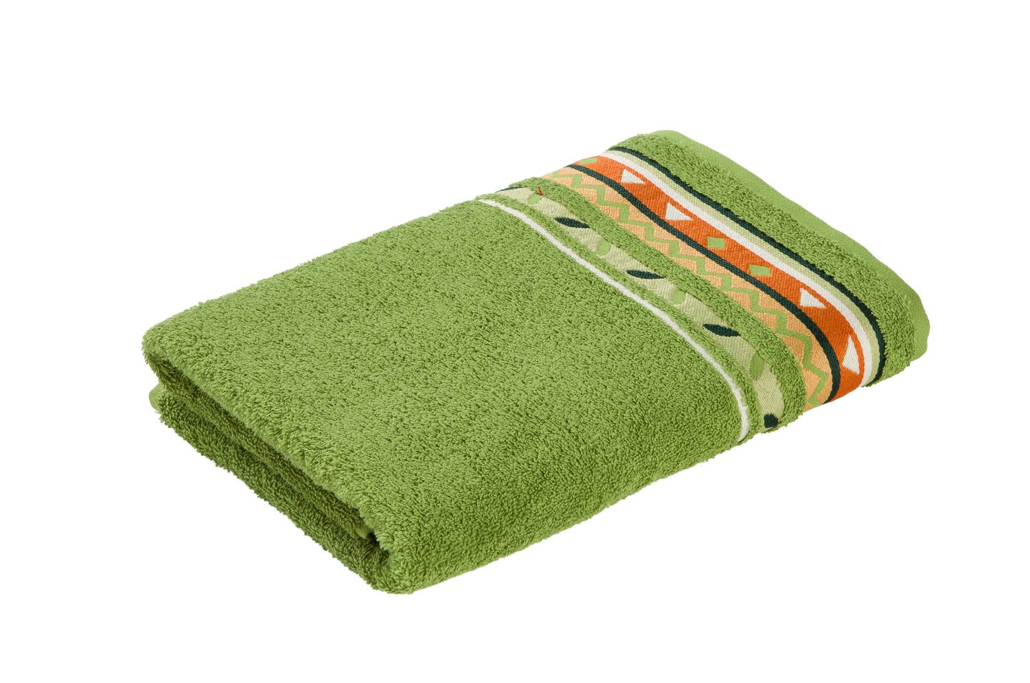 Möve frottana Country hand towel 50 x 100 cm, 100% cotton, peridot
