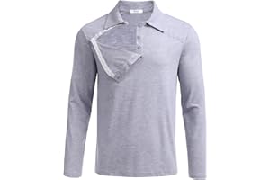 Deyeek Unisex Chemo Shirts for Port Access Post Shoulder Surgery Recovery Shirt Long Sleeve Tear Away Adaptive Chemo Clothing