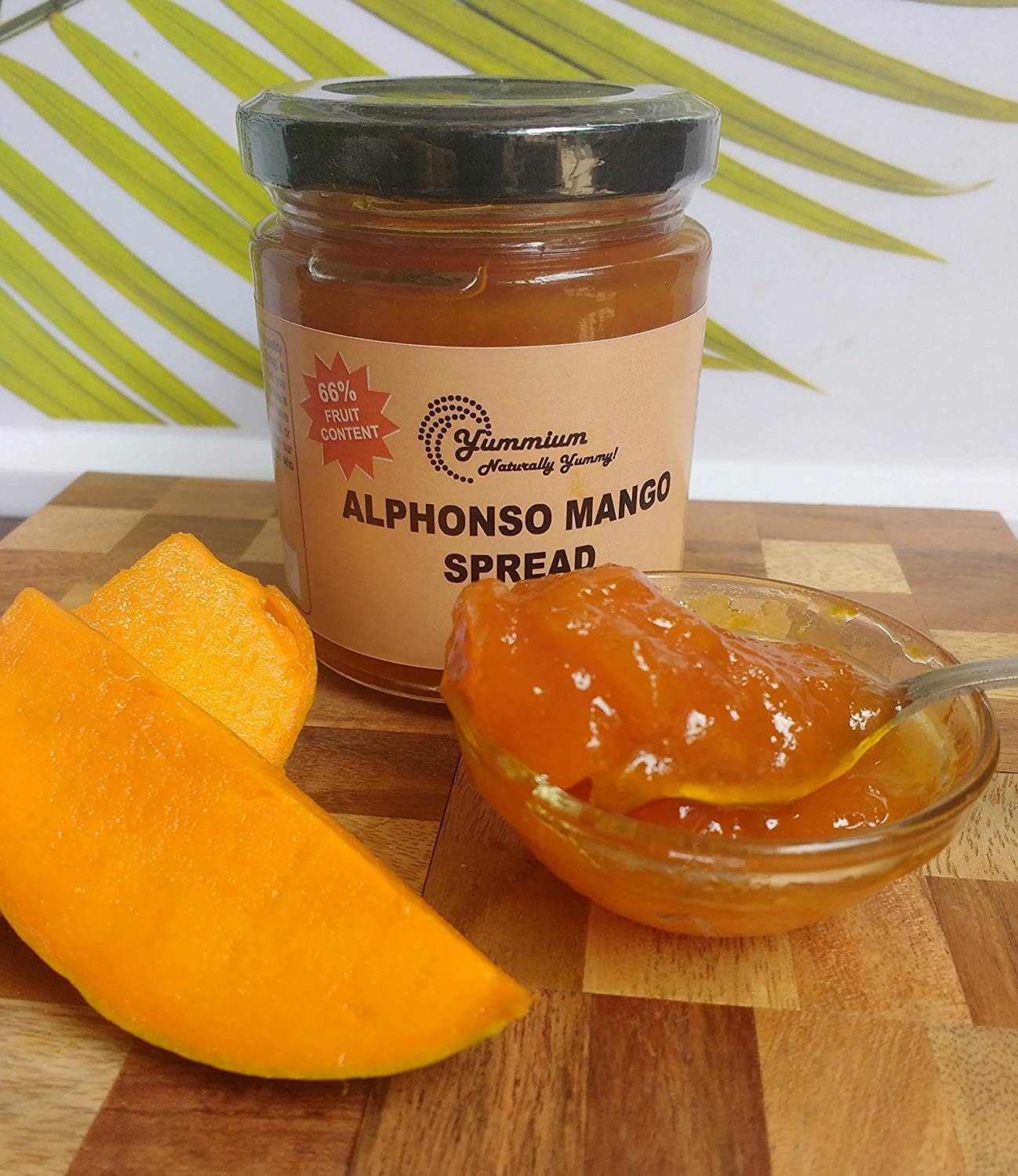 Yummium Handmade Alphonso Mango Spread - 100% Natural - Free from Artificial Preservatives - 225GM