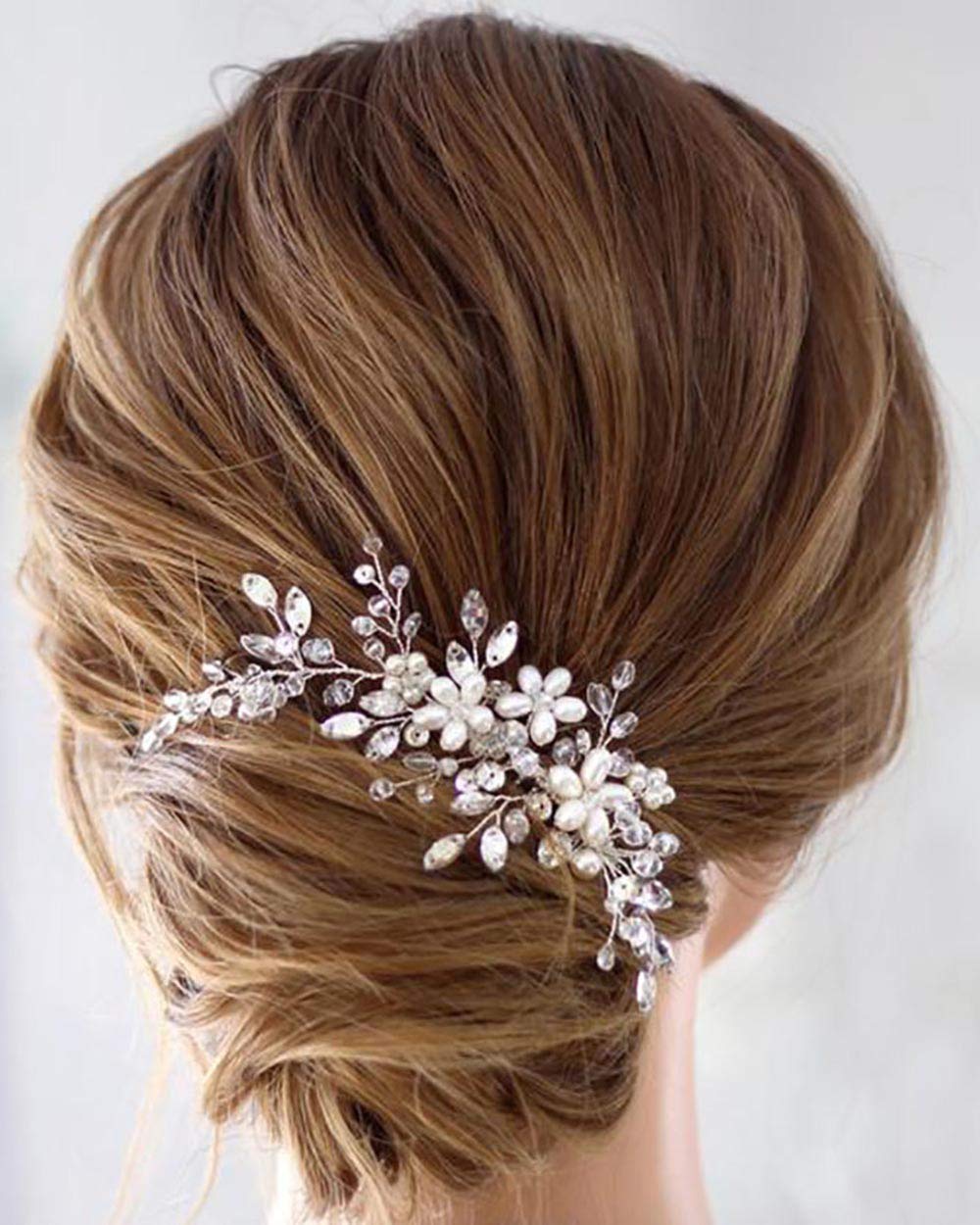 Hair comb slides wedding Clearance