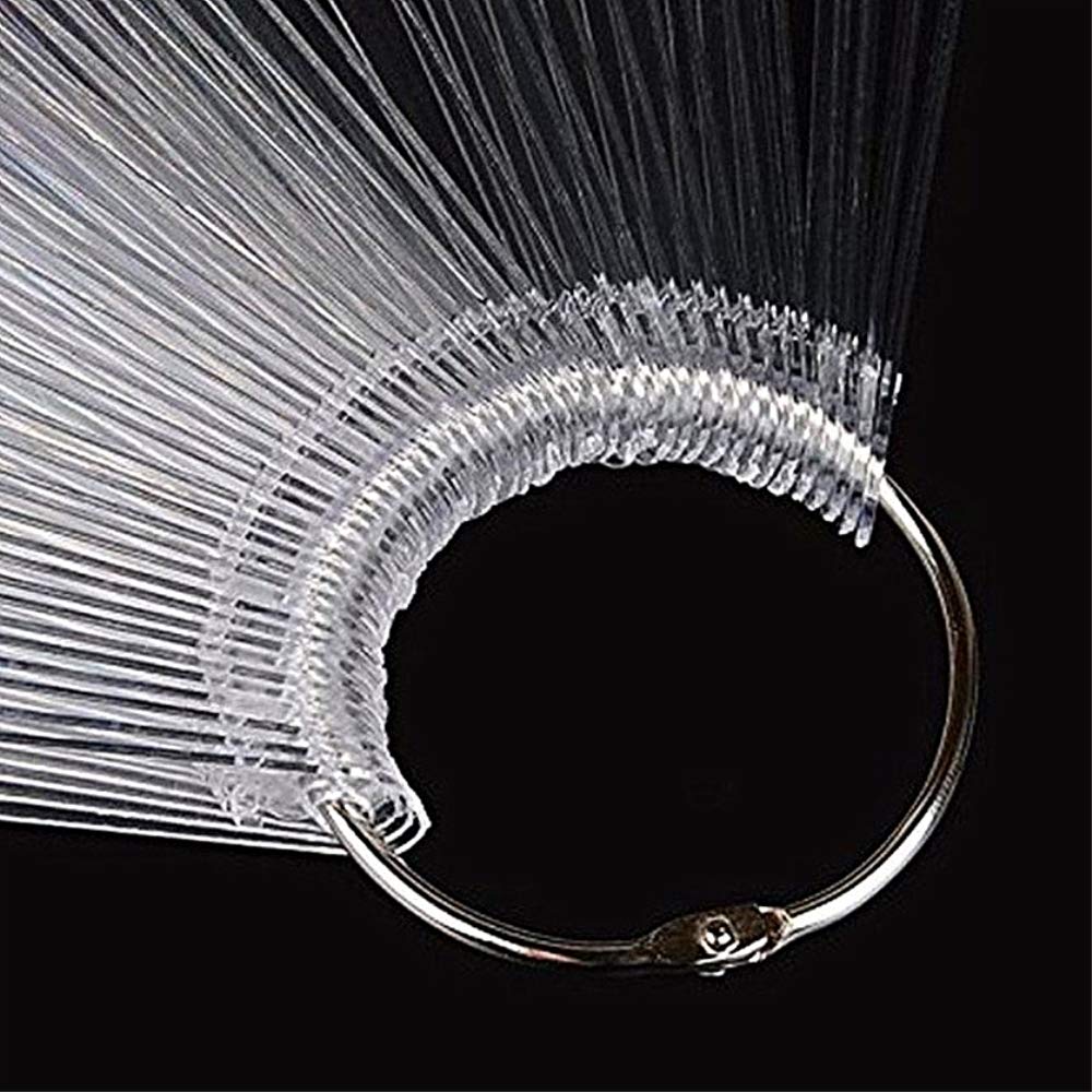 160 Pieces Nail Display Sticks Transparent Nail Art Practice Stiletto Nail Tips Display Polish Board Display Pointed Tip Plastic Nail Art Tips : Beauty