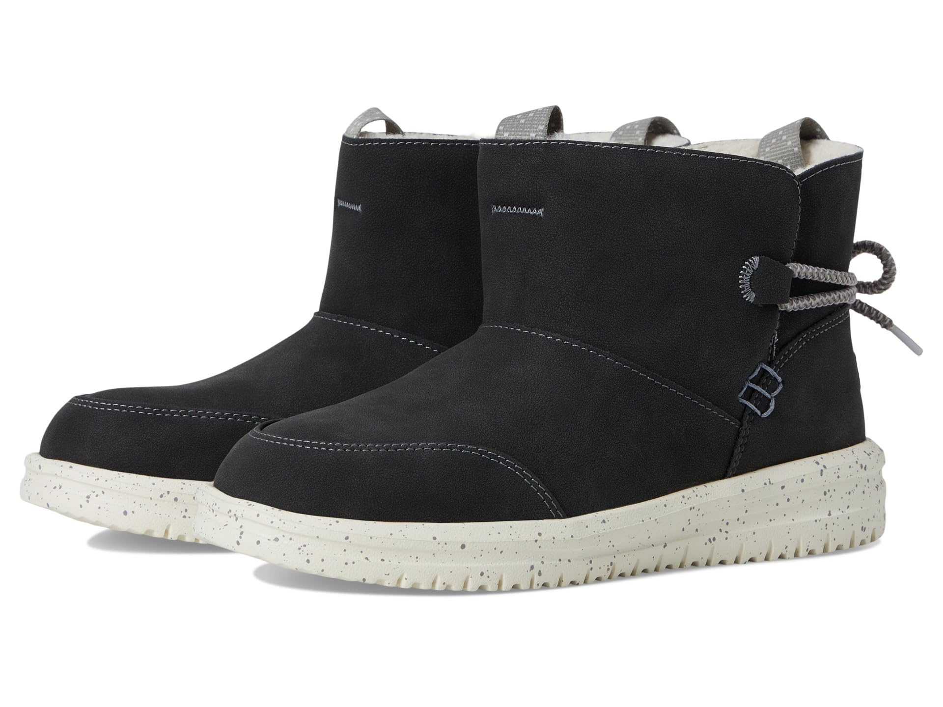 HEYDUDE Women, Camden Bow Boots Cozy (Little Kid/Big Kid), Chestnut, 6,...
