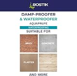 Bostik Aquaprufe Damp Proofer Waterproofer Black 5L Solvent-Free Wet Surface view 5