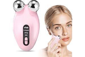 SYEYYDS 𝓜𝓲𝓬𝓻𝓸𝓬𝓾𝓻𝓻𝓮𝓷𝓽 Facial Device, Skin Tightening Device, 𝐄𝐥𝐞𝐜𝐭𝐫𝐢𝐜 Face Massager for 𝓐𝓷𝓽𝓲 𝓐𝓰𝓲𝓷𝓰 𝓦𝓻𝓲𝓷𝓴𝓵𝓮 𝓡𝓮𝓭𝓾𝓬𝓮𝓻 𝓡𝓮𝓳𝓾𝓿𝓮𝓷𝓪𝓽𝓲𝓸𝓷 for Women (Pink)