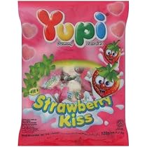 Amazon.com : Yupi Gummy Candies 120g (Strawberry Kiss, 3 Packs ...