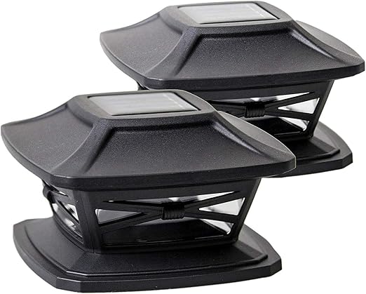 Solar-Pfostenleuchten für den Außenbereich, für Zaun oder Terrasse