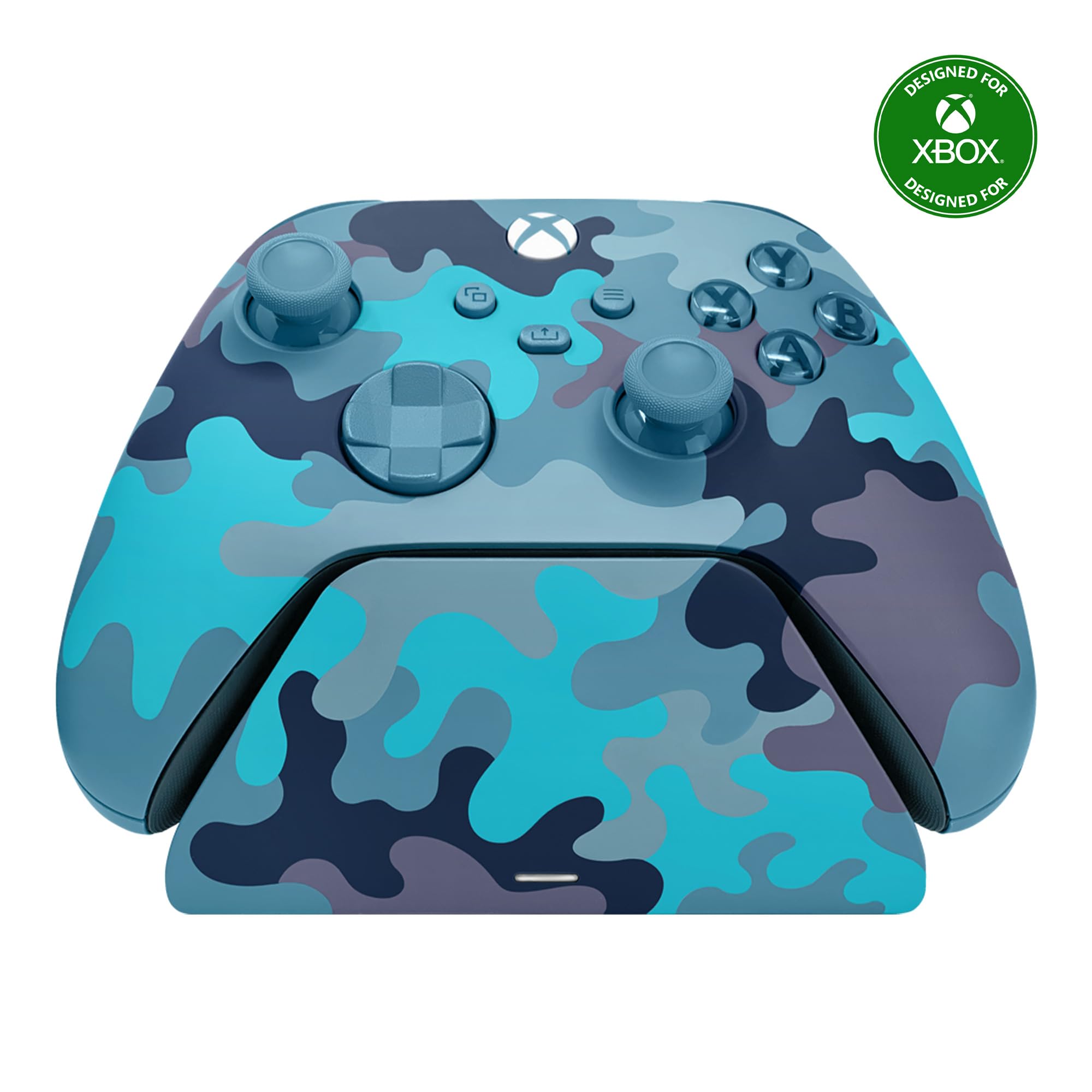 Razer Universal Quick Charging Stand for Xbox Series X|S: Magnetic Secure Charging - Perfectly Matches Xbox Wireless Controllers - USB Powered - Mineral Camo (Controller Sold Separately)