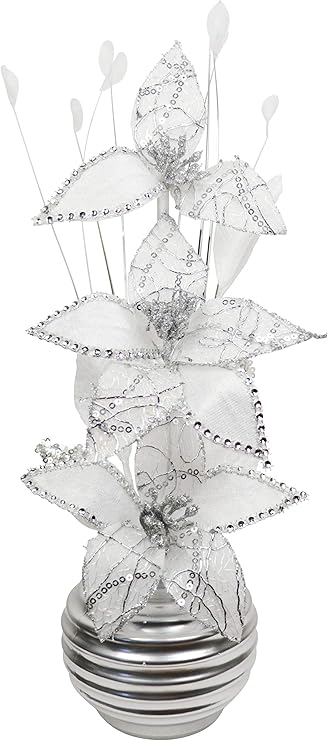 Amazon De Flourish Kunstblumen Im Topf Dekoration Wohnung Modern Deko Wohnzimmer Geschenk 32cm