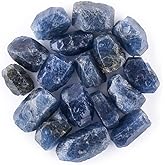 InfinityGemsArt 50 carats Natural Raw Blue Sapphire Cut Rough Stone, Tiny Rough Crystals for Jewelry Making, Wire Wrapping Wholesale Gemstone Lot, Healing Crystals, Birthstone Birthday DIY Gift