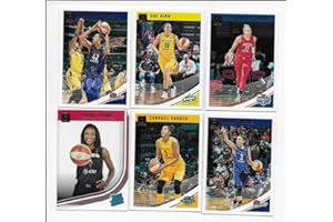 2019 Donruss WNBA Basketball Complete Hand Collated Set of 100 Cards - Includes 12 Rookie Cards (#89-#100) and Seimone Augustus, Sue Bird, Angel McCoughtry, Breanna Stewart, Elena Delle Donne, Diana Taurasi, Sylvia Fowles, Tina Charles, Brittney Griner, Candace Parker and Cappie Pondexter. Also includes #1 overall draft pick Jackie Young and other rookies like Kristine Anigwe, Jackie Young, Kiara Leslie, Teaira McCowan, Arike Ogunbowale, Han Xu, Napheesa Collier, Asia Durr, Kalani Brown, Katie