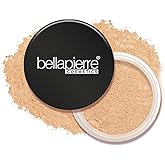 Bellapierre Mineral Foundation SPF 15 – Loose Powder Foundation, Full Coverage Mineral Makeup with Matte Finish – Vegan, Cruelty Free, Hypoallergenic, Oil & Talc Free – 0.32 oz - Latte