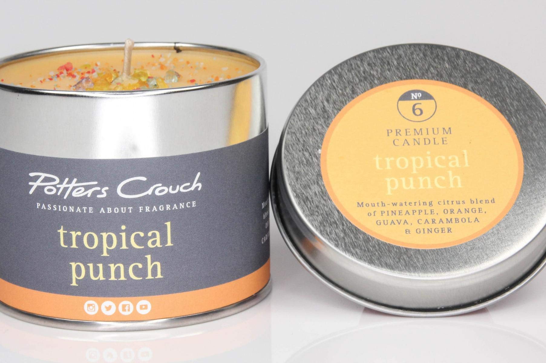 Potters Crouch - Candle Tin - Tropical Punch